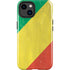 Republic of the Congo Flag Distressed iPhone 15 Plus Impact Case